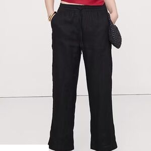 BANANA REPUBLIC LINEN PULL-ON ANKLE PANT